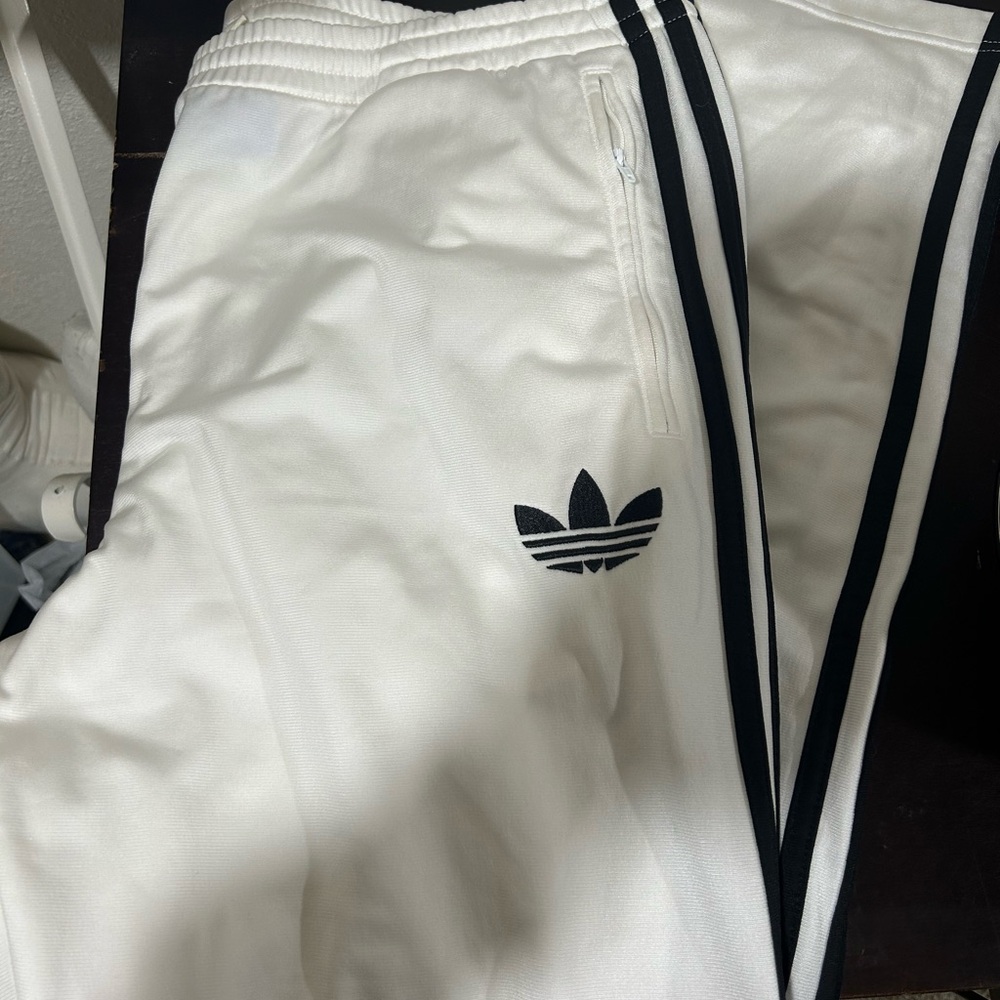 Adidas MENS White Track Pants